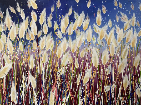  Spiel im Wind     80x60.    Acryl auf Leinwand  20251200