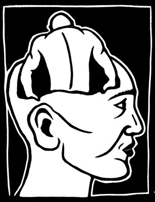 Im Gedächtnispalast, 2026, Linolschnitt, 30 x 21 cm