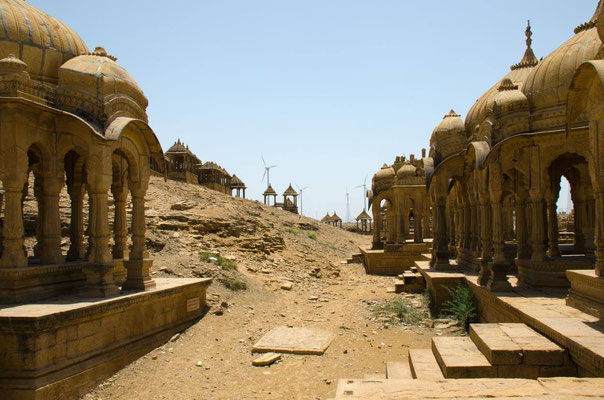 Jaisalmer - Cénotaphes royaux 03