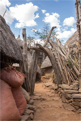 ETHIOPIE - Vallée de l'Omo - Village du roi Konso 02