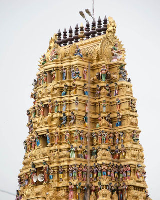 Temple de la dent 02 -Matale -  sur la route vers Kandy - Temple Hindou Sri Muthumariamman