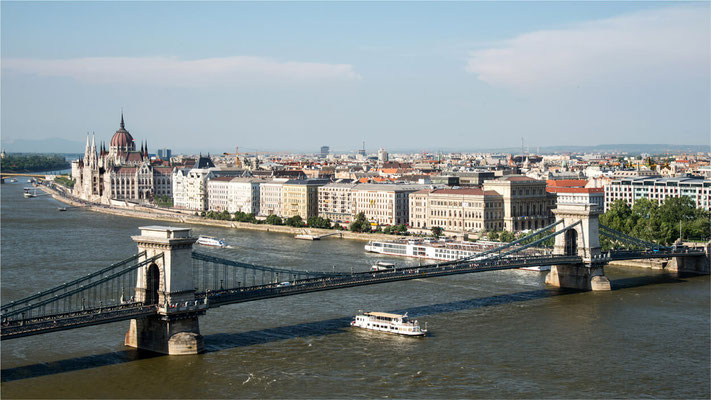 Au fil du Danube 06 - Depuis le palais royal, Panorama inscrit au patrimoine de l'Unesco