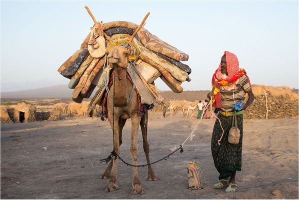 ETHIOPIE - Dépression du Danakil- Au pied de l'Erta Alé 11