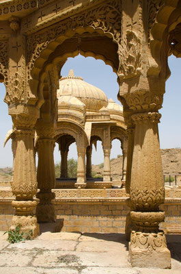 Jaisalmer - Cénotaphes royaux 02