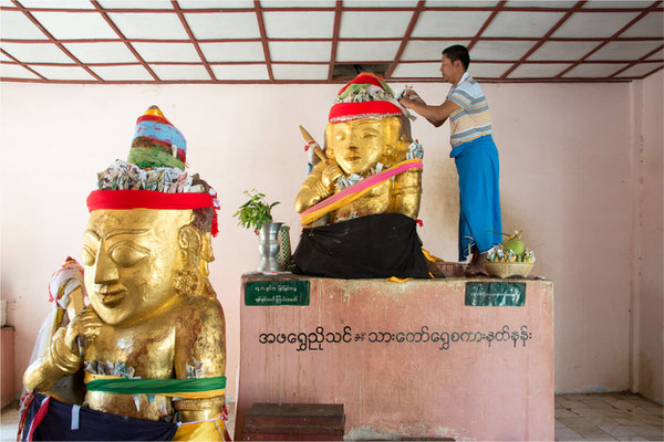 Bagan - Pagode Shwe Zi Gone 07