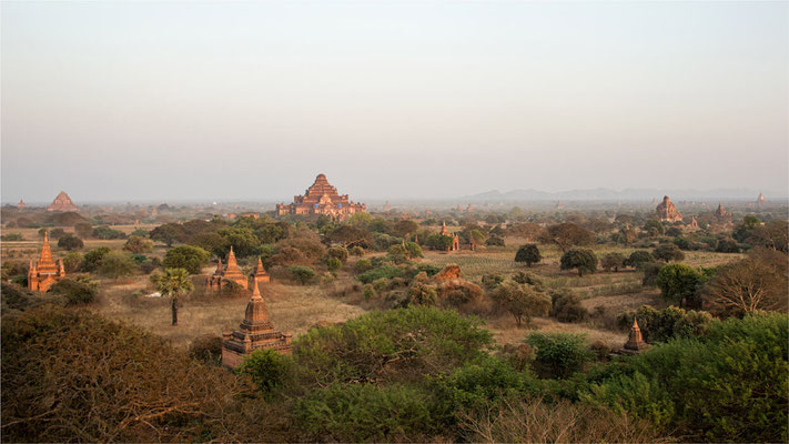 Bagan - Coucher de soleil depuis Shwe San Daw 01