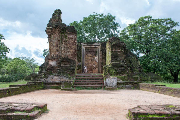 Polonnaruwa 02 - Potgul Viharaya (ancienne bibliothèque)
