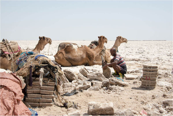 ETHIOPIE - Dépression du Danakil- Forçats du sel 07