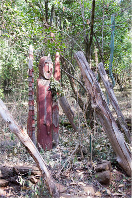 ETHIOPIE - Vallée de l'Omo - Village du roi Konso 10 - totem