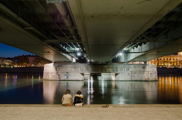 Lyon - Bords de Rhône 12 - Pont de la Guillotière