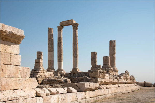 05 -Amman - Citadelle - Temple d'Hercule