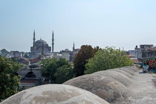 Quartier des hans18 - Büyuk Yeni Han - sur les toits