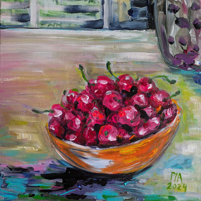 bowl of cherries 30x30cm