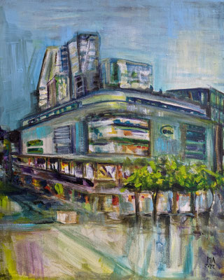 Frankfurt Galeria Kaufhof 40x50cm Acrylics on Canvas 2022