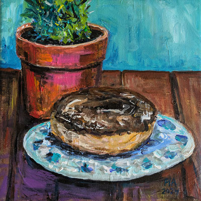 a donut a day 30x30cm