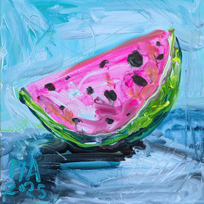 watermelon 30x30cm Acrylic on Canvas