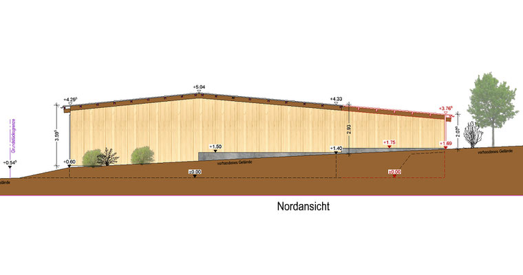 landwirtschaftliche Gerätehalle