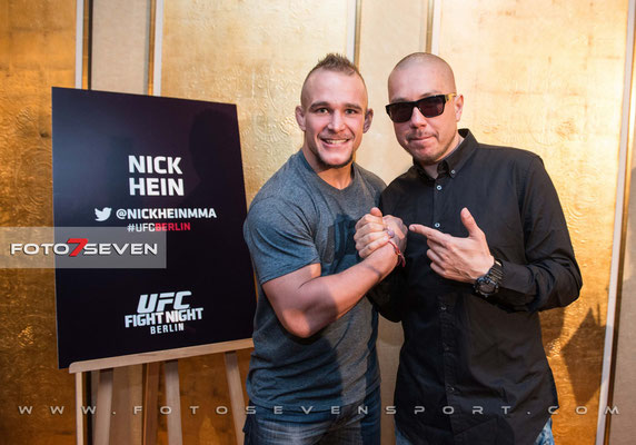 Pressetermin - UFC - Berlin - 23.04.2015 - O2 Arena | Nick Hein & Dennis Siver