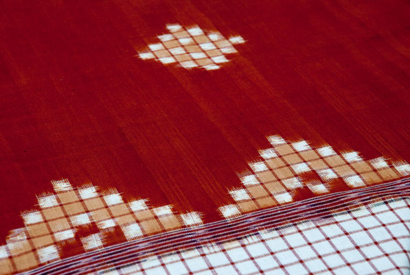 Détail d'une pièce de tissu.