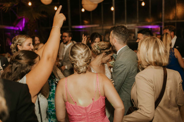 Partystimmung auf einer Hochzeit
