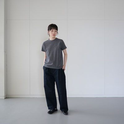 モデル身長：157cm　size1　color：metal heather