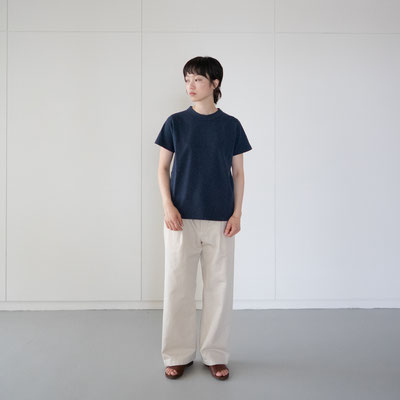 モデル身長：157cm　size1　color：buleberry heather