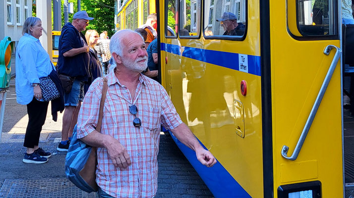 Unser "Quatscher", er hat seine Sache sehr gut gemacht.