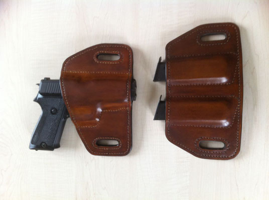 Pistolen- und Magazinholster für Gürtel