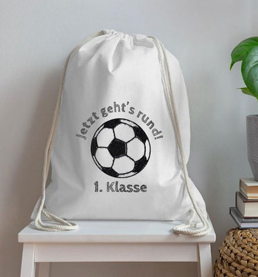 Turnbeutel - Fußball - Jetzt gehts rund - 1. Klasse