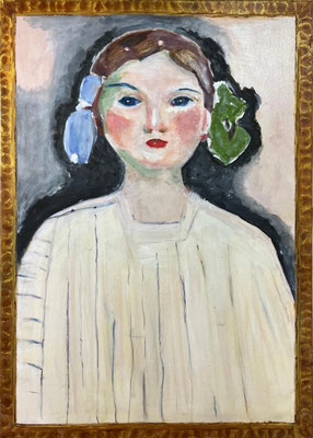 Klein meisje (naar Van Dongen) - Annemarie Vijftigschild-Bosman