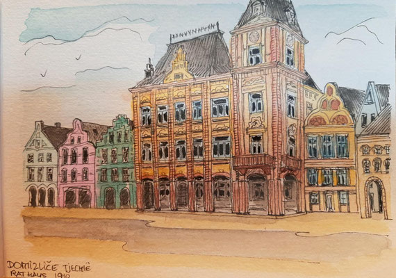 Groeten uit Tsjechië  Rathaus - Bert Riethorst