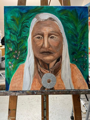 Chief Washakie, leider van de Shoshou - Elly Nijhuis