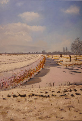 Winterlandschap , Aat van Beek