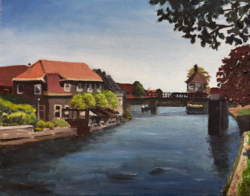 Zicht op ‘t Oude Raadhuys - Maria Loggen