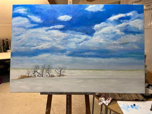 Winter aan het wad - Tineke Mol-Lier