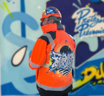 custom parka et casques Graff