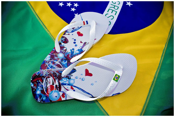 Havaianas Flip Flap- collaboration 2010, Sao Paulo, Brésil