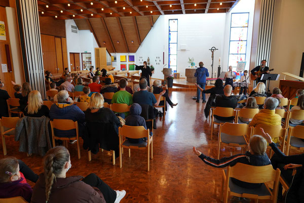 Abschlussgottesdienst der Kinderbibelwoche "Alles gut im Schneckehaus"