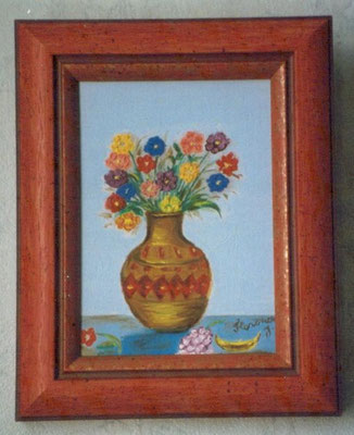 1 - Fleurs dans joli vase (1983)