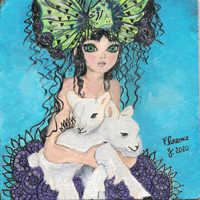 83 - Mademoiselle aux grands yeux verts (2020)