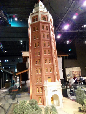 江戸東京博物館のミニチュア展示物（2009年10月11日撮影）