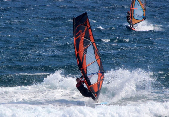Teilweise 9 Tage hintereinander Wind