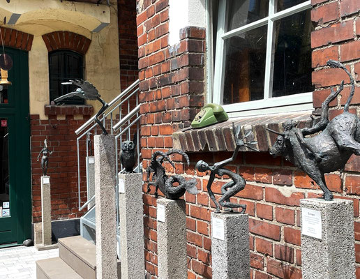 Kunst im Hinterhof