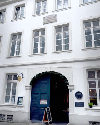 Schumannhaus - erbaut 1795 -  war das letzte gemeinsame Wohnhaus von Robert und Clara Schumann