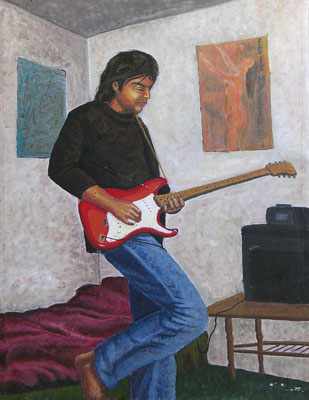 Boy , Acrylic on canvas, 130 x 180 cm, 1998