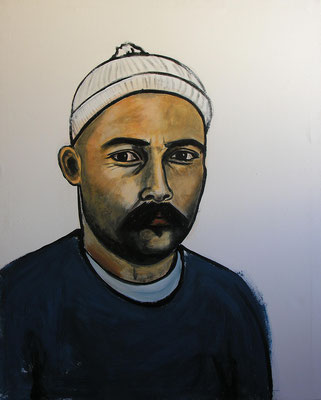  Brother, Acrylic on canvas,90 x 130 cm, 2005