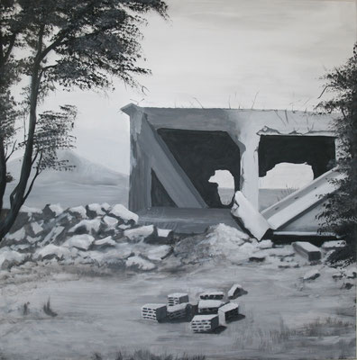 Acrylic on canvas, 80 x 80 cm, 2011