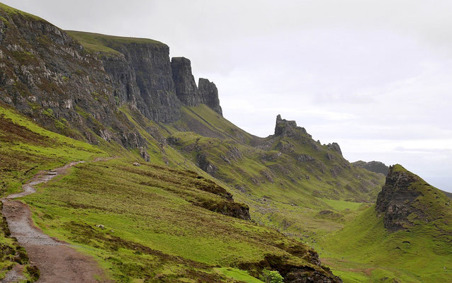 Wandern im Quiraing (Isle of Skye)