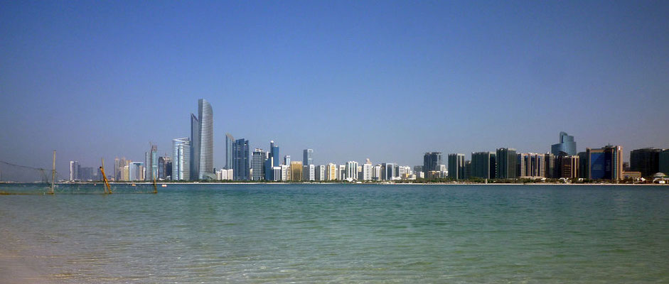 Abu Dhabi - Skyline von Marina Village aus