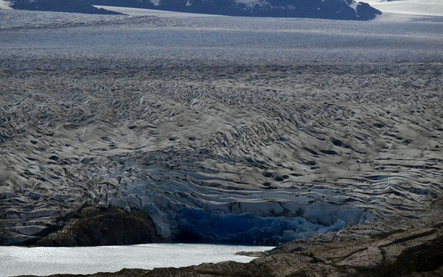 Blick auf dem Upsala-Gletscher